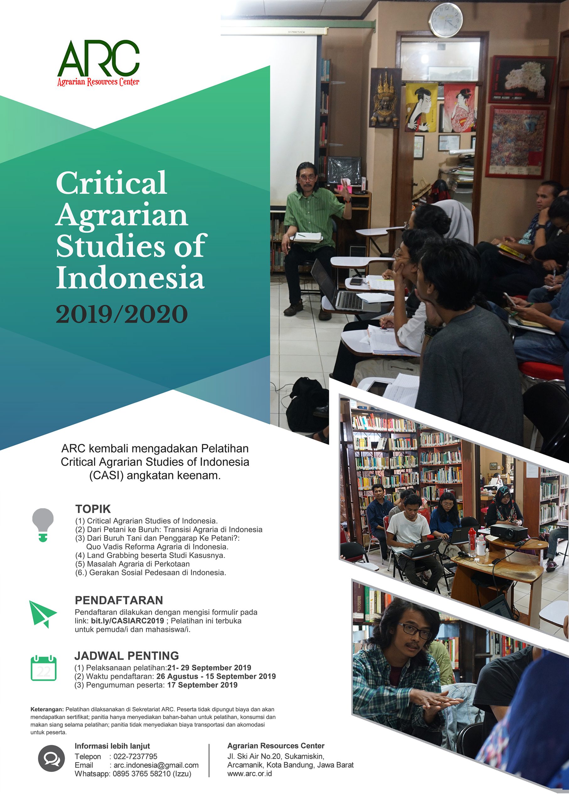 Critical Agrarian Studies of Indonesia, Agrarian Resources Center